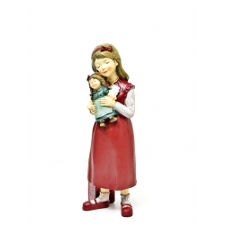 Figurka Dziewczynka z zabawką 21cm
